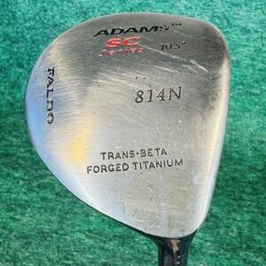 Adams 814N Driver Mens RH 10.5° SuperShaft Ultra Light TCE Spin Control